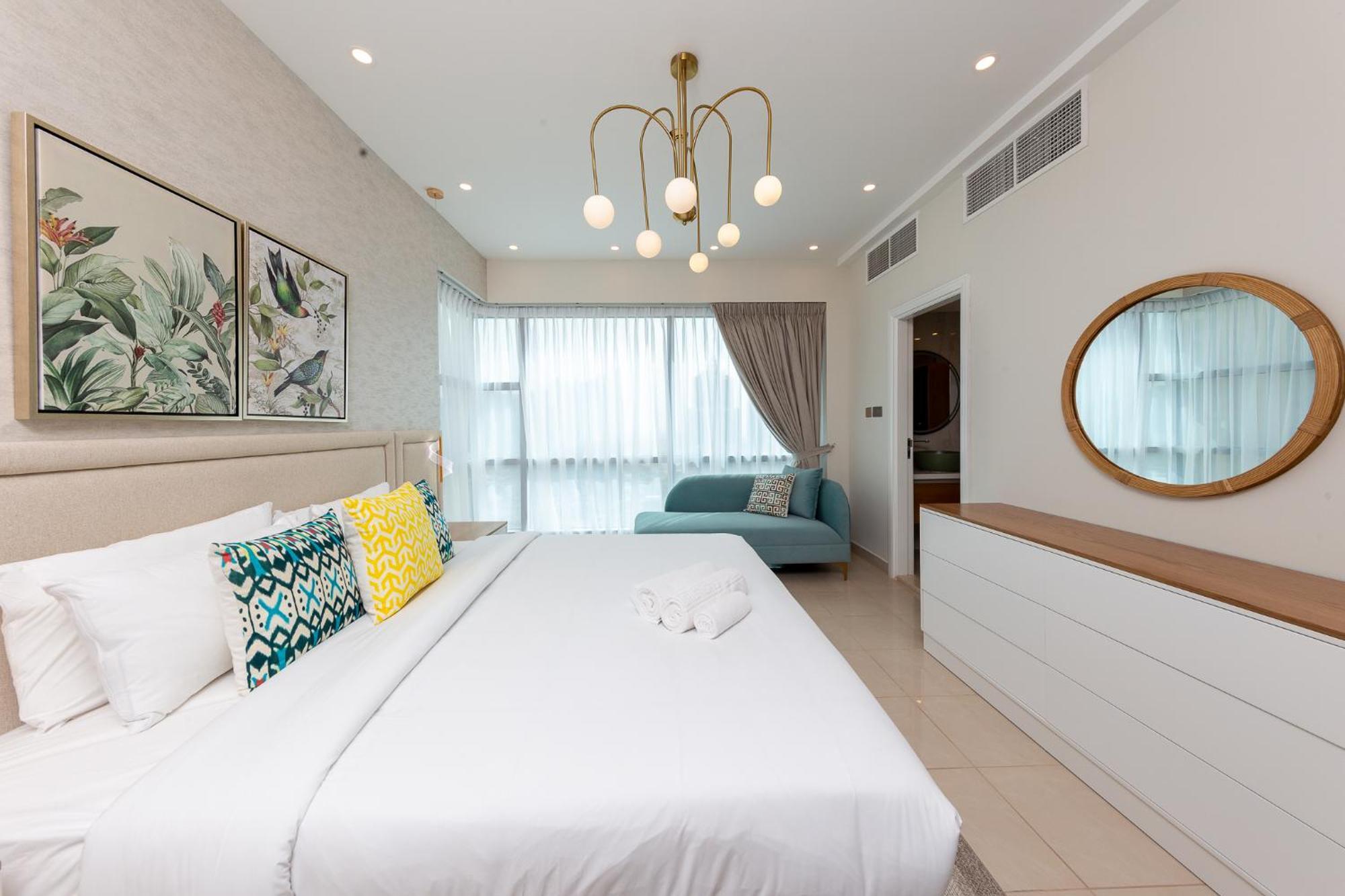 Charming Brand New 2Br Close To The Beach ドバイ エクステリア 写真
