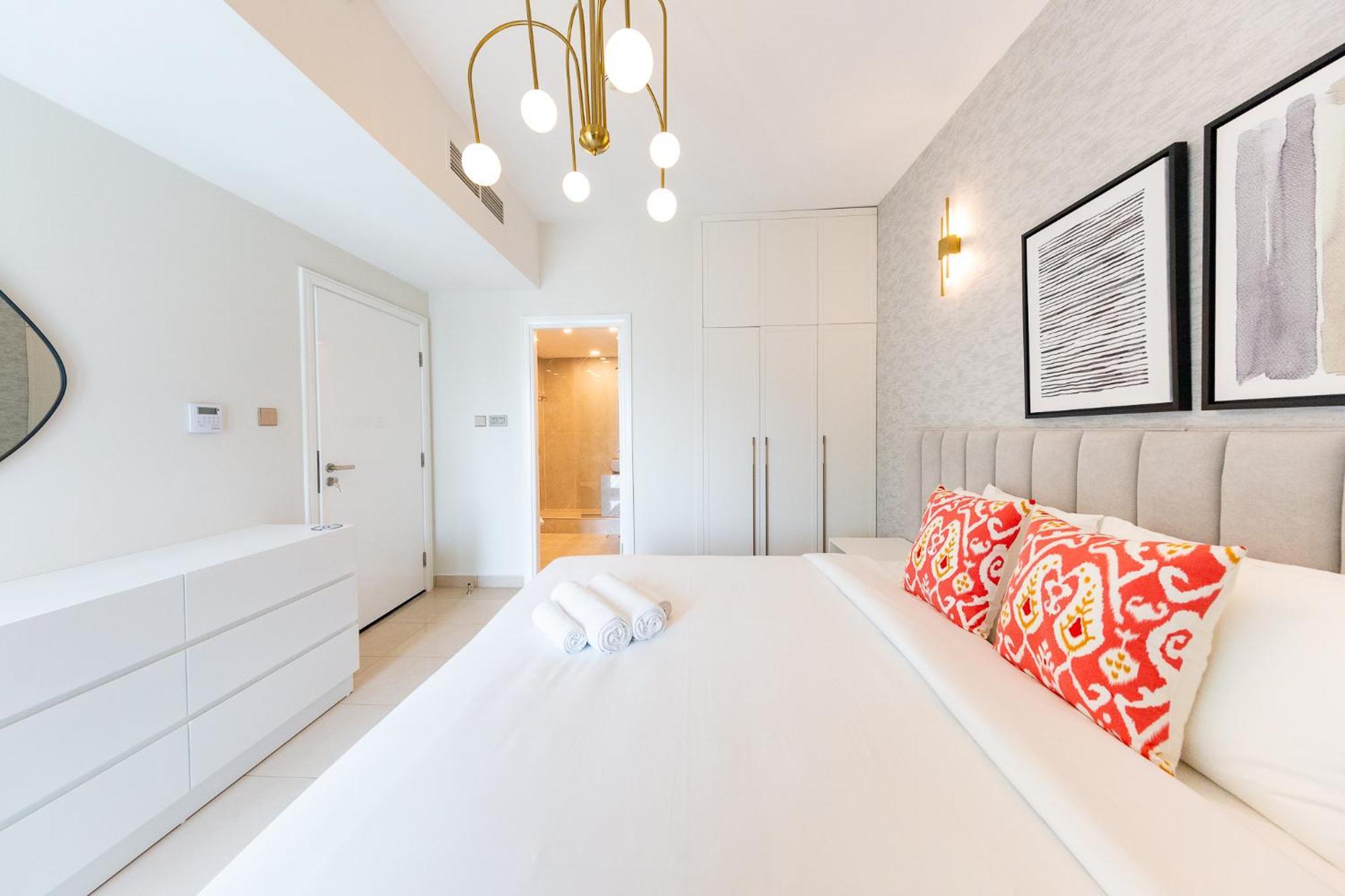 Charming Brand New 2Br Close To The Beach ドバイ エクステリア 写真