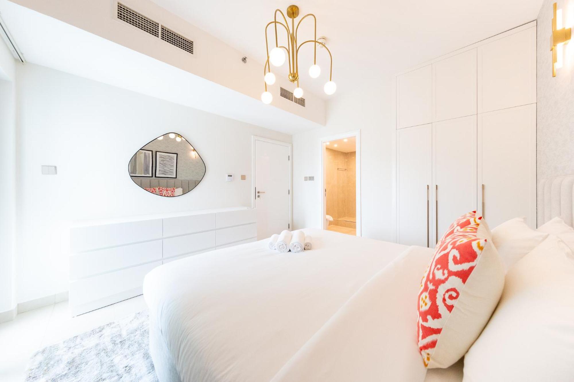 Charming Brand New 2Br Close To The Beach ドバイ エクステリア 写真